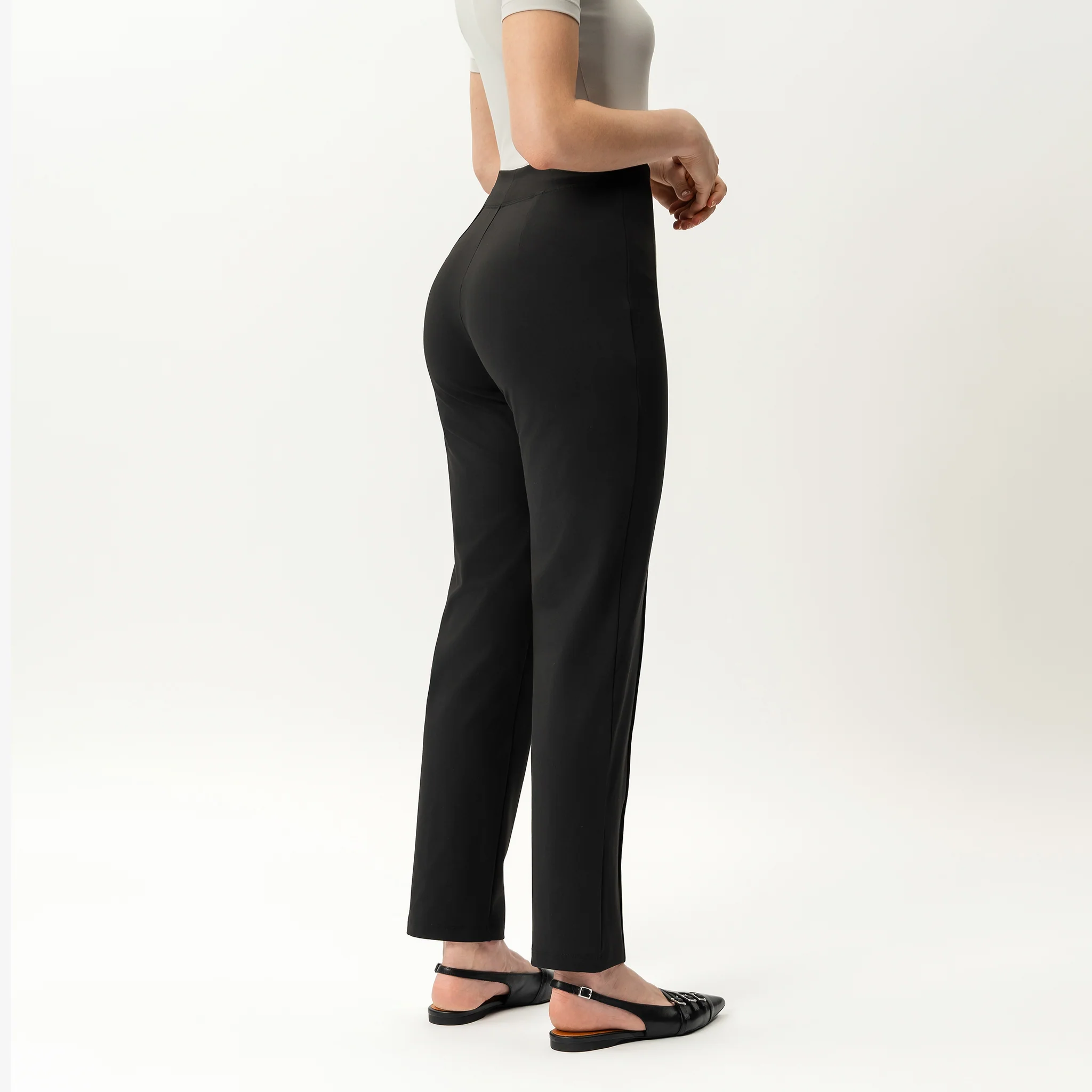 Asana Slim Front Crease Trouser - Image 3
